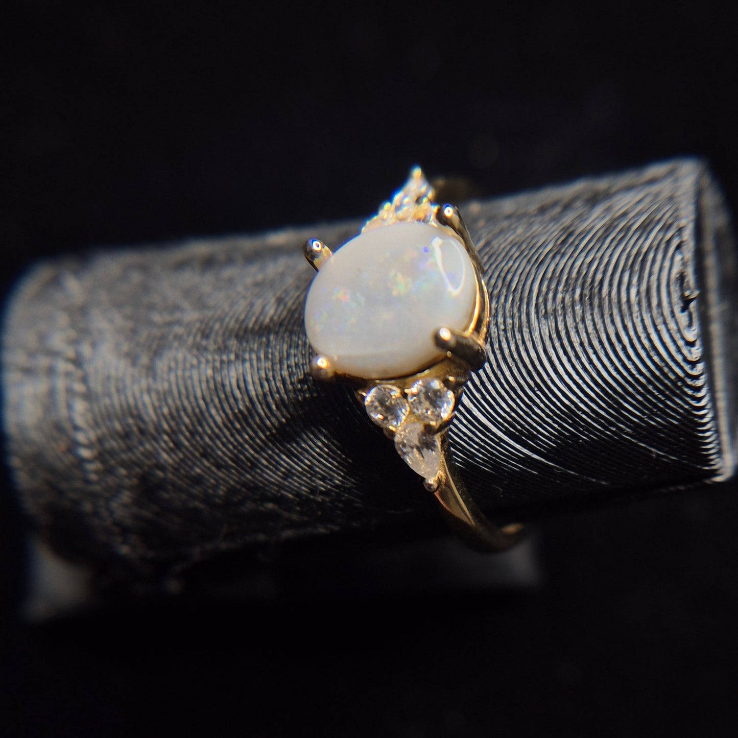 Rainbow Band Gold-Plated Ring