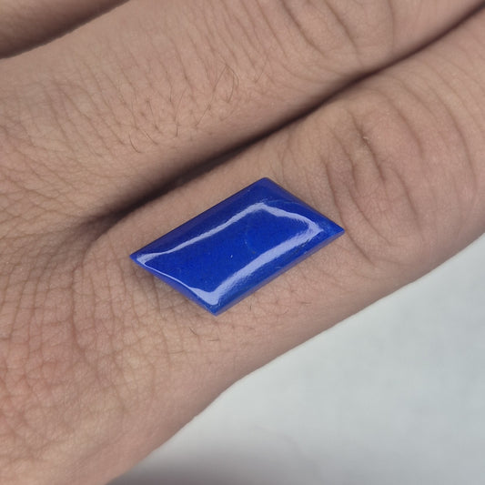 6.60 Carat AAA Royal Blue Afghan Lapis Lazuli Cabochon - No Calcite