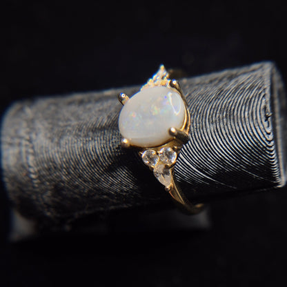 Rainbow Band Gold-Plated Ring
