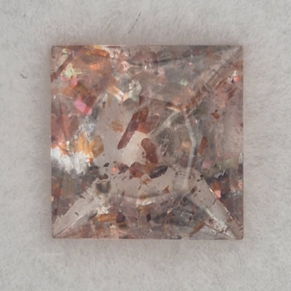 1.10ct Tanzanian Sunstone – Rare Red Platelet Schiller – Mistress Cut