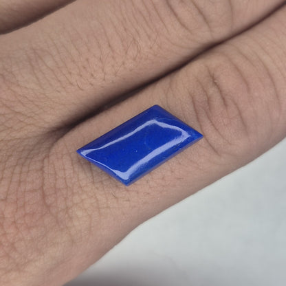 6.60 Carat AAA Royal Blue Afghan Lapis Lazuli Cabochon - No Calcite