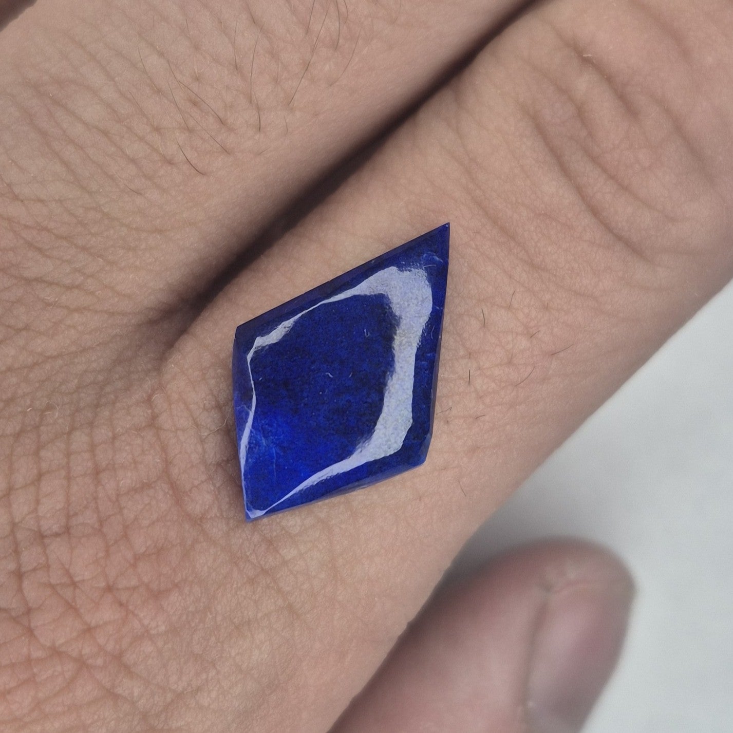 4.65 Carat A Grade Afghan Lapis Lazuli Cabochon Kite