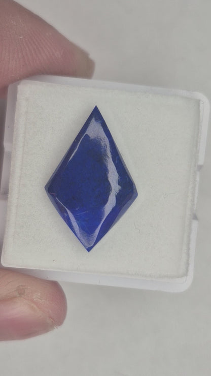4.65 Carat A Grade Afghan Lapis Lazuli Cabochon Kite